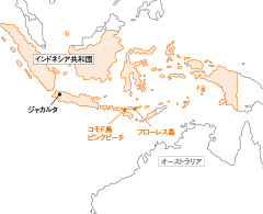 インドネシア共和国 コモド島