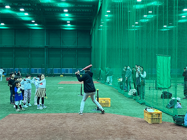 お子様向け「野球教室」