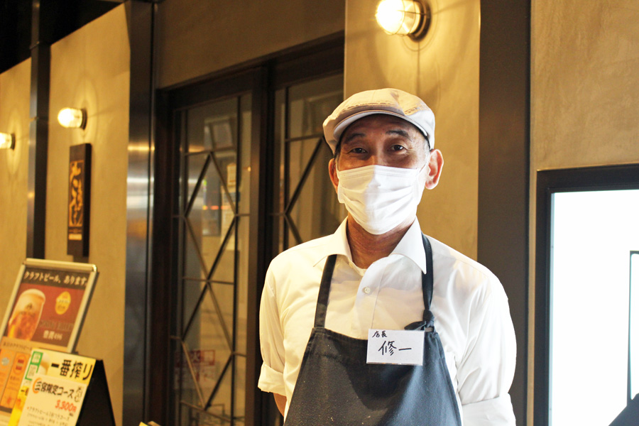 「串揚げキッチンだん」の店主・森修一さん