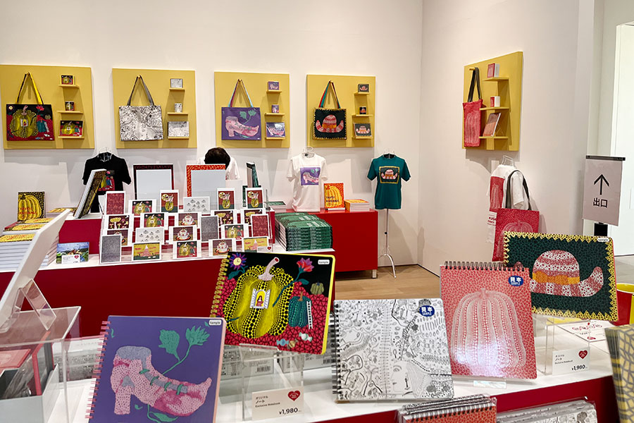展示会グッズ売り場の様子