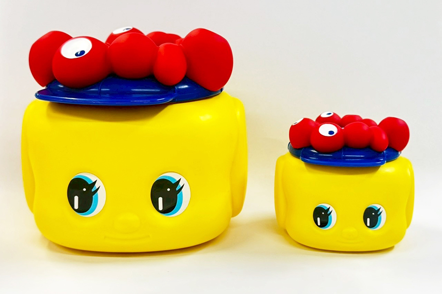 フエキくん」の頭にミャクミャクが…万博限定コラボ菓子誕生