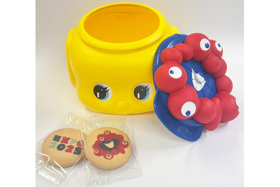 フエキくん」の頭にミャクミャクが…万博限定コラボ菓子誕生】 | 街の