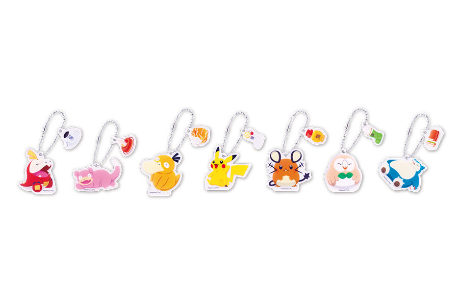 コメダ珈琲店×ポケモンコラボメニューを注文するともらえるオリジナルチャーム（ランダム全7種）