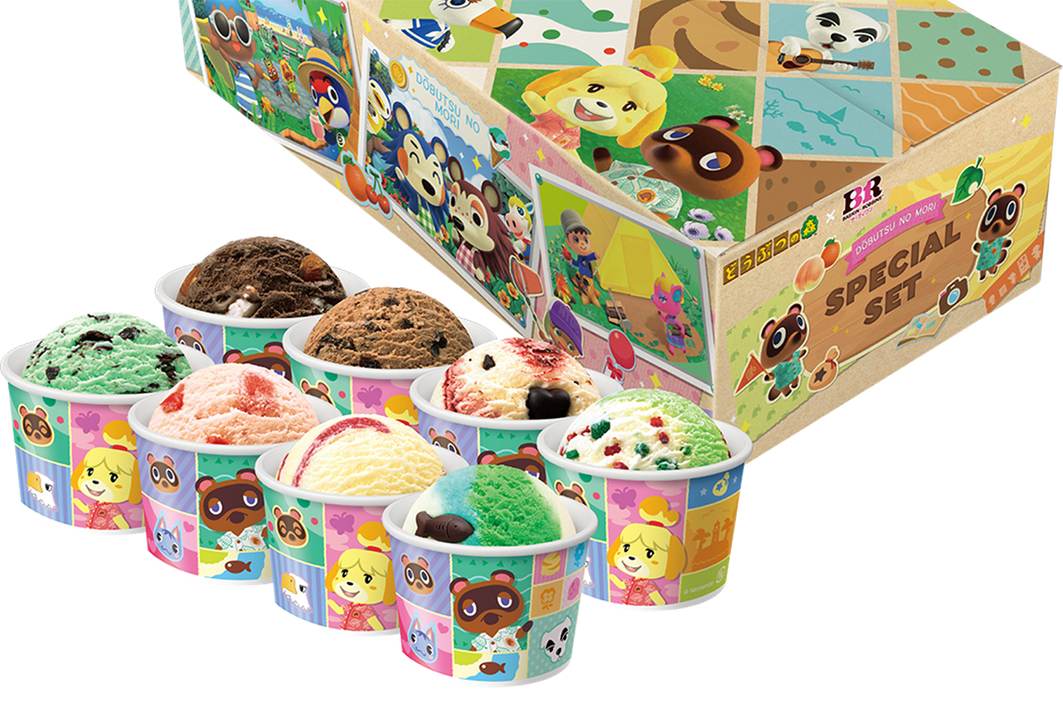 サーティワン×どうぶつの森”が初コラボ！ベルぶくろ・キャラクター商品